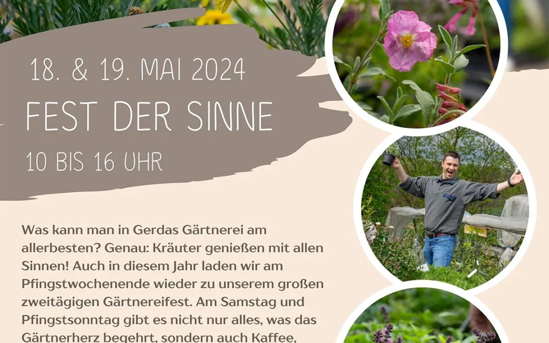 18. + 19.05. Fest der Sinne 2024