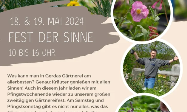 18. + 19.05. Fest der Sinne 2024